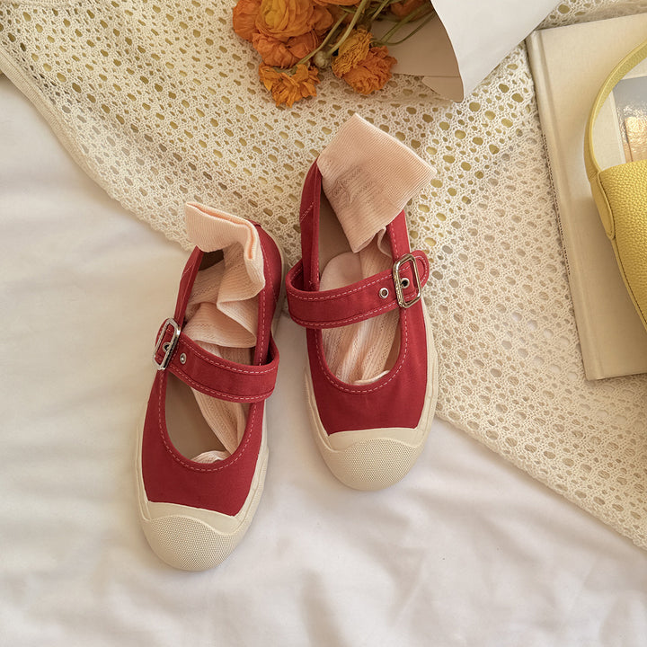 Femme Justerbart Rem Løs Slip-On Sko Stilla