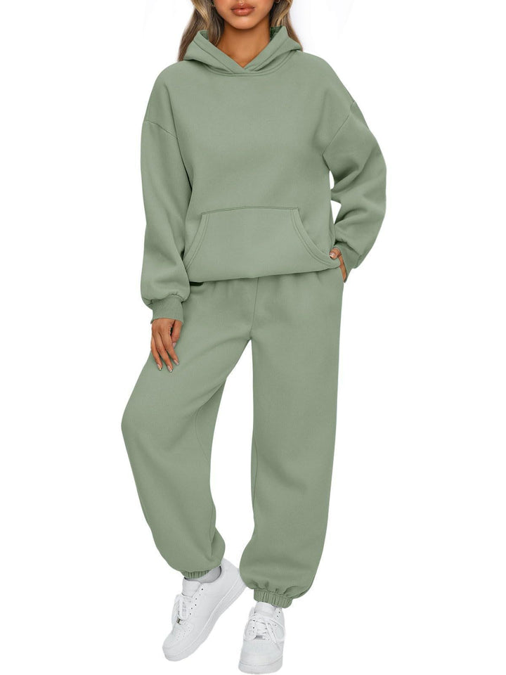 Damer casual hoodie og jogger sæt med høj bærekomfort Skovae
