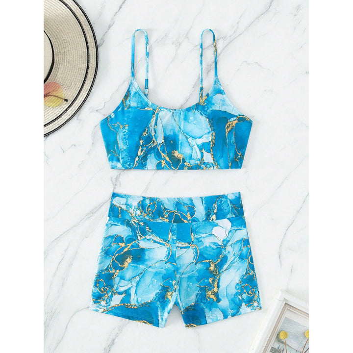 Dame Sport-Bikini-Sæt med moderigtigt design og behagelige shorts Stilla
