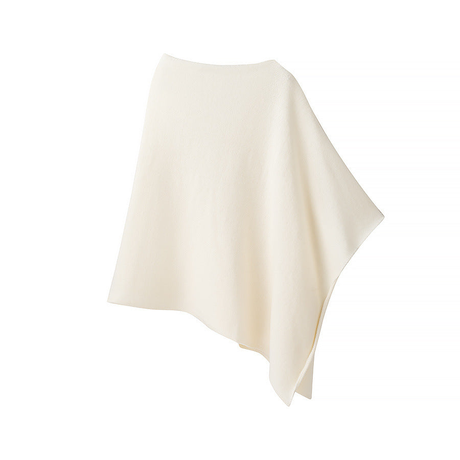 Dame Poncho i blød, kvalitetsmateriale med elegant snit Stilla