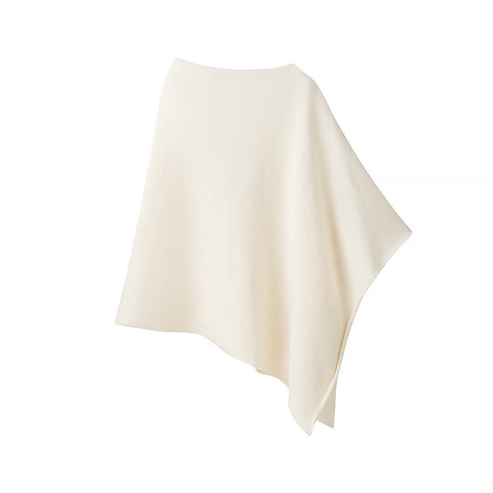 Dame Poncho i blød, kvalitetsmateriale med elegant snit Stilla