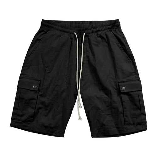 Herre Cargo-shorts med elastisk talje og praktiske lommer Stilla