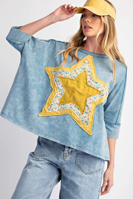 Dame Fritid Chic Grafik T-shirt Stilla