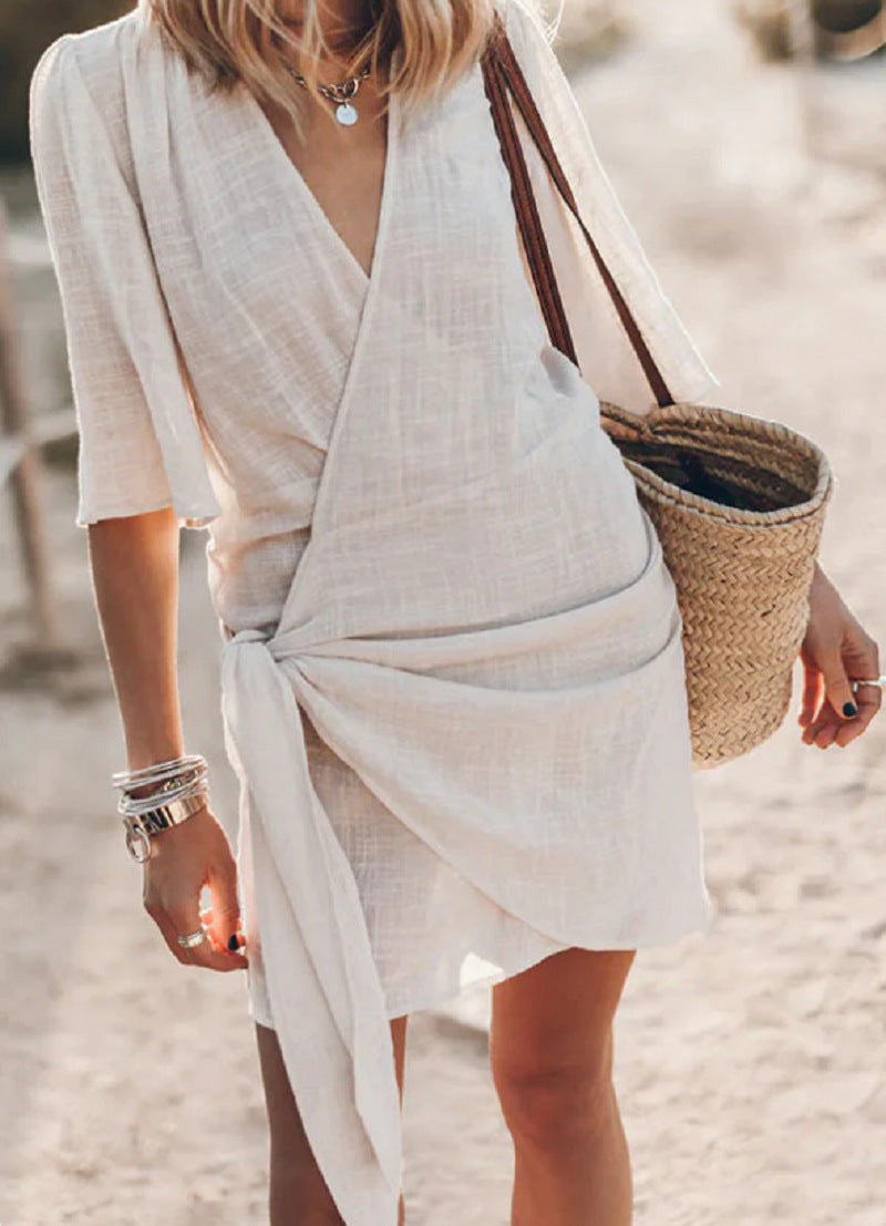 Dame Wrap kjole Stilla