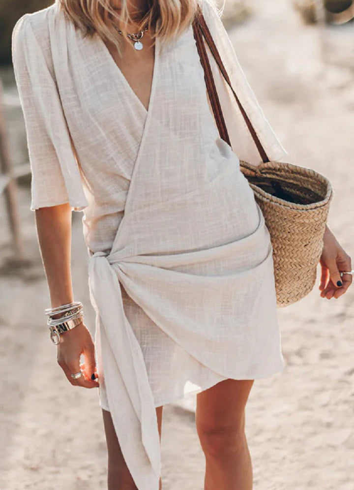 Dame Wrap kjole Stilla