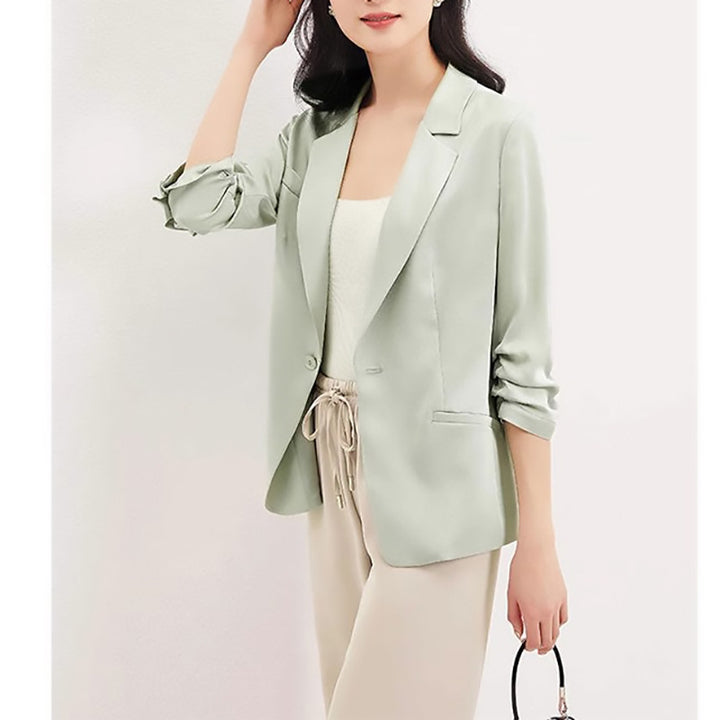 Dame blazer med elegante ærmer og struktureret design Stilla