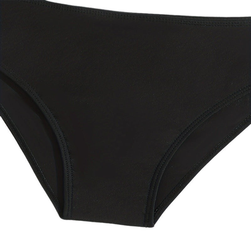 Dame Crop Top Højt Skåret Bikini Sæt Stilla