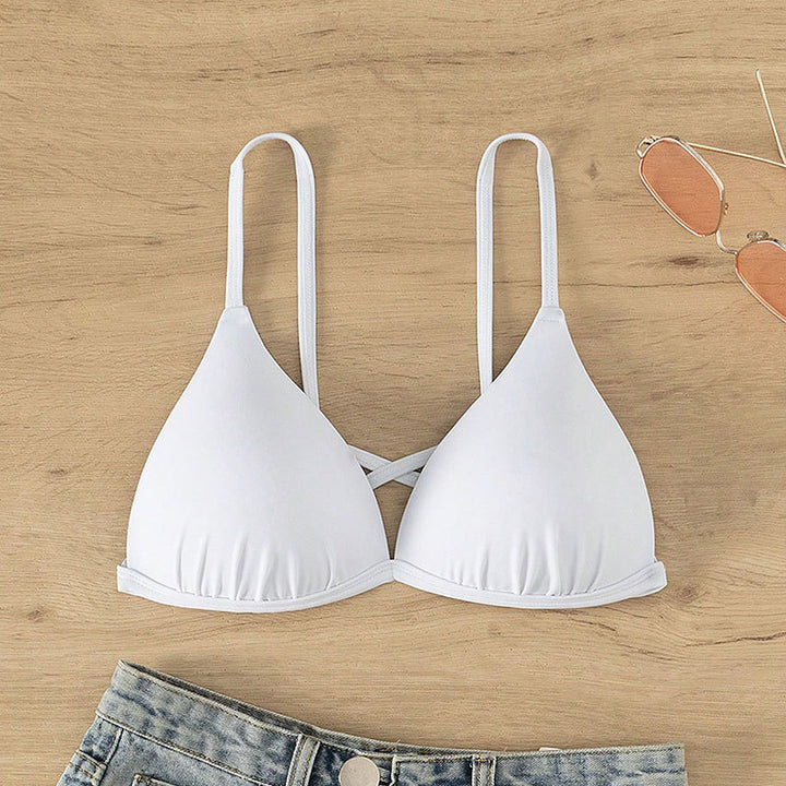 Dame justerbart trekantet bralette bikini top Stilla