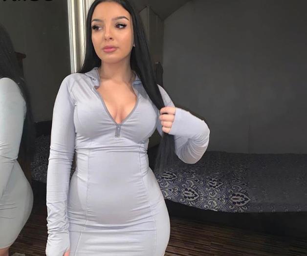 Dame Langærmet Lynlås Bodycon Kjole Stilla