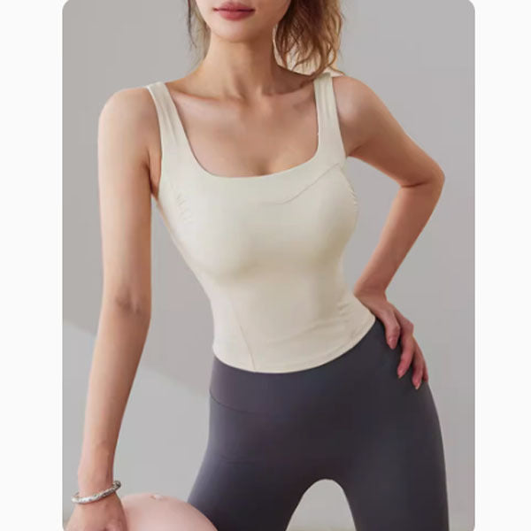 Dame Sporty Talje-og-Shorts-Sæt med justerbare Sidesnøringer og åndbart Materiale Stilla