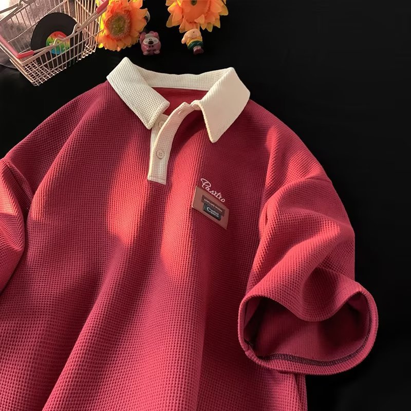 Herre polo shirt lavet af åndbart netstof med moderne krave og praktisk snit Stilla