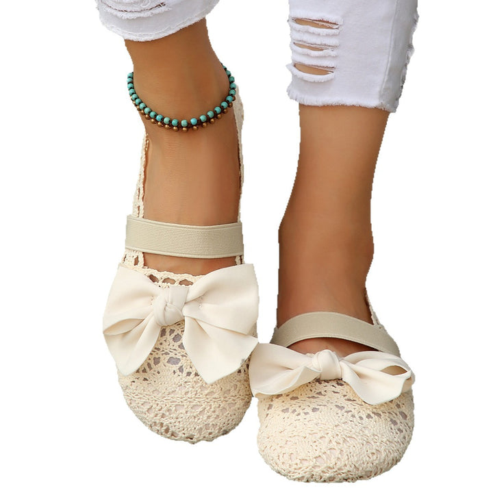 Dame elegante ballerina-flats med sløjfedetalje Stilla