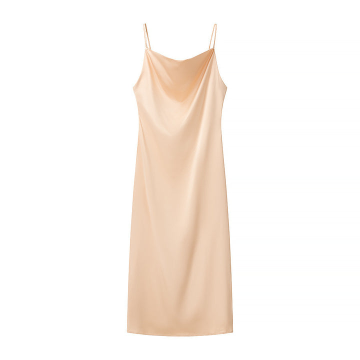 Femme Draperet Satin Natkjole Stilla