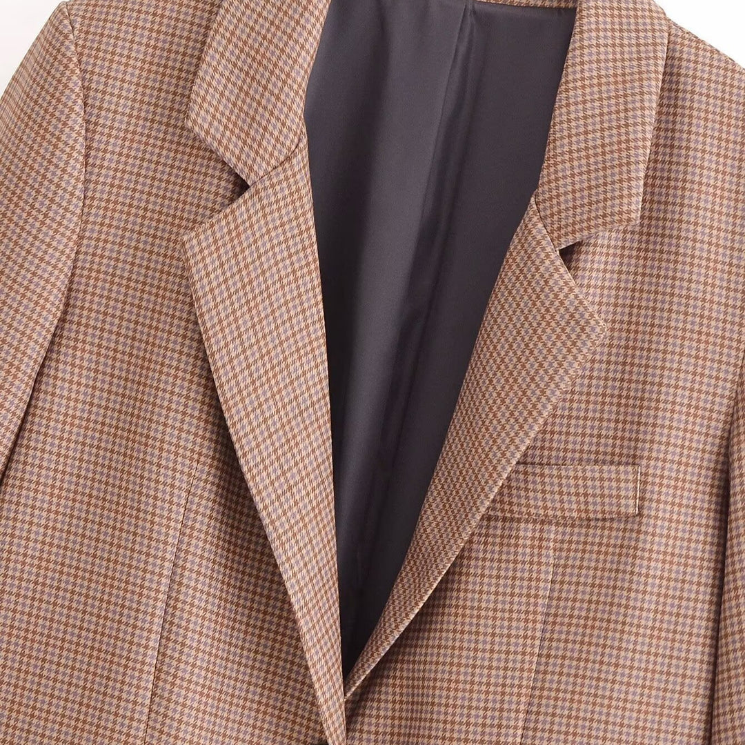 Femme Målrettet Hønsehætte Blazer Stilla