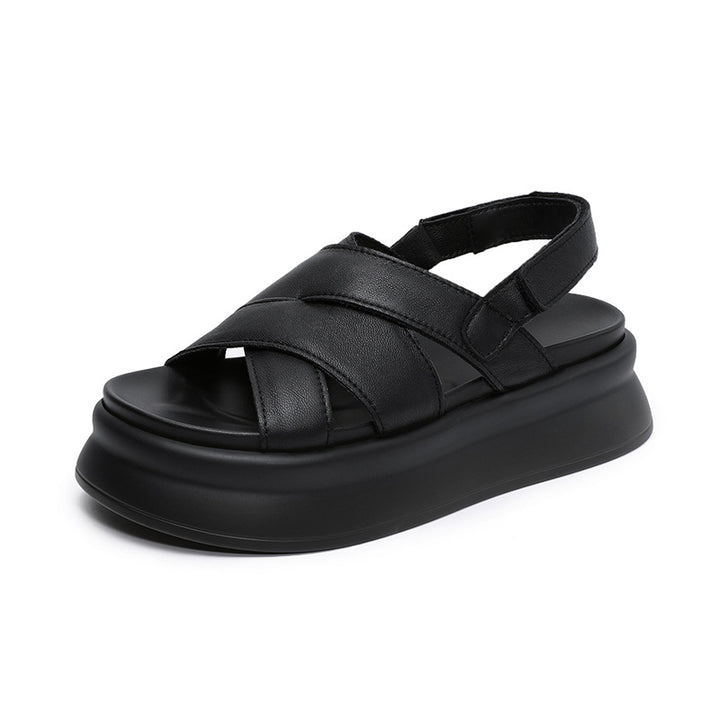 Dame Moderne Krydsbånd Spændebånd Sandaler Stilla