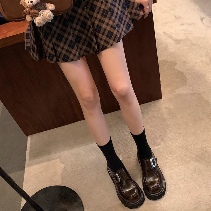 Femme Chunky Platform Spænde Loafers Stilla