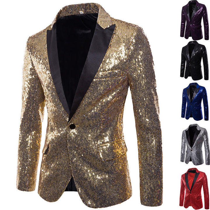 Herrer Pailletter Formal Blazer Stilla