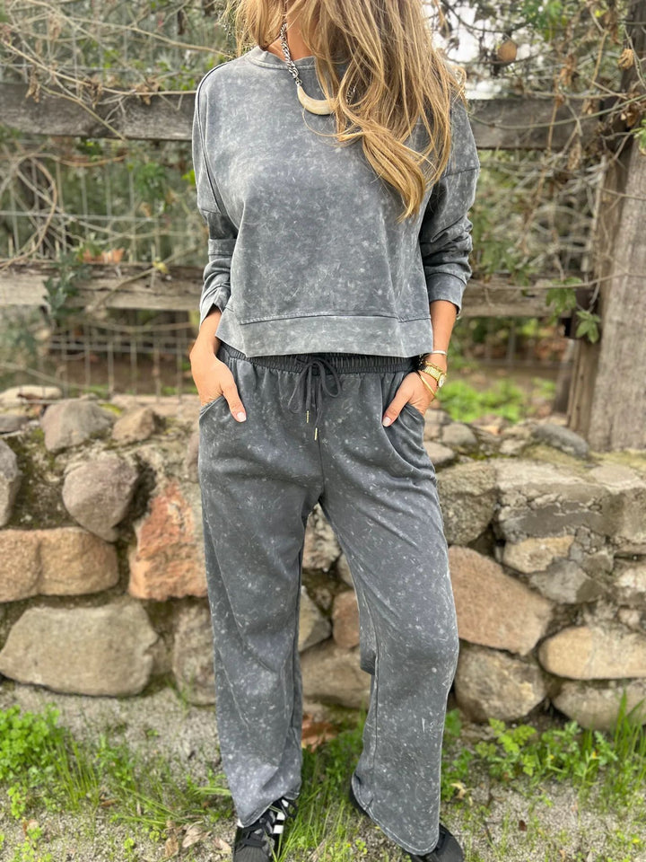 Kvinder Casual Sweatshirt og Jogging Bukser Sæt Skovae