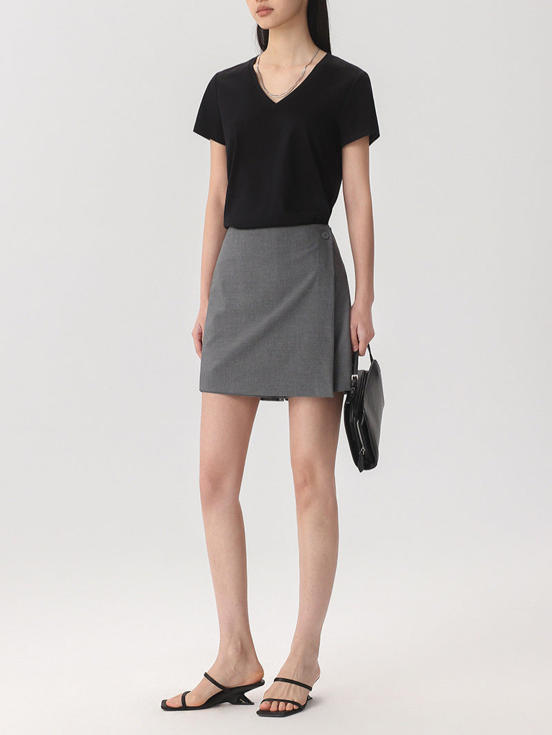 Femme Chic Vikket Mini nederdel Stilla