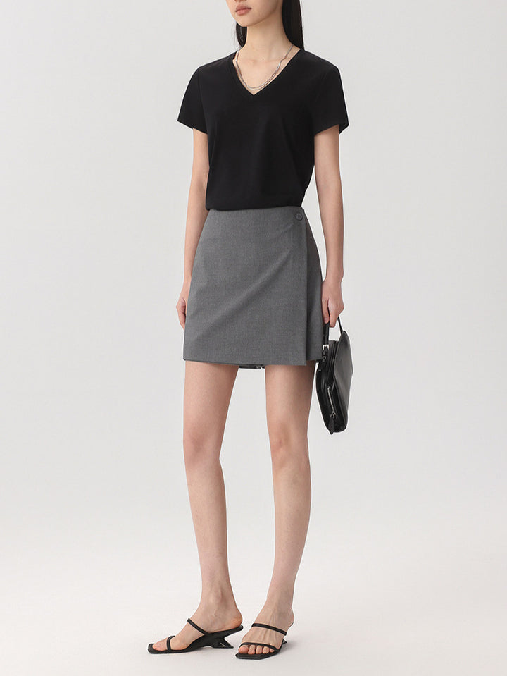 Femme Chic Vikket Mini nederdel Stilla