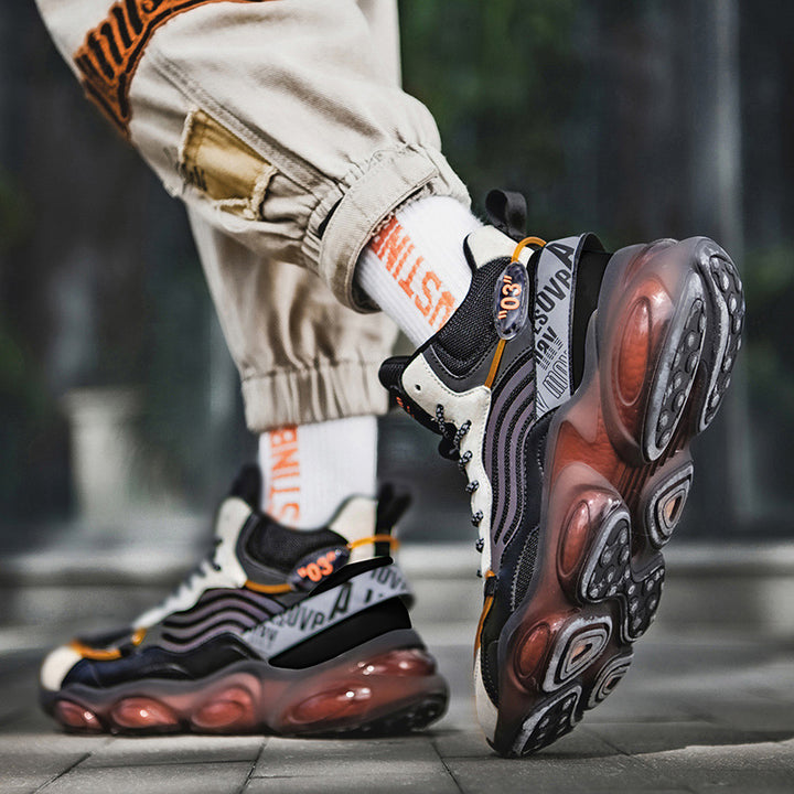 Herren højtydende multi-struktur sport sneakers Stilla
