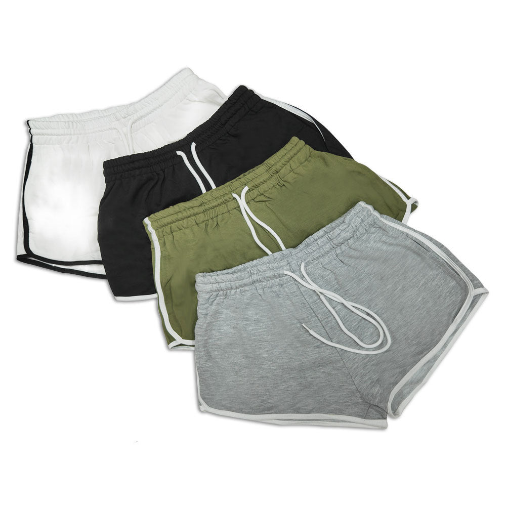 Dame Sporty Shorts med elastisk talje og snor Stilla