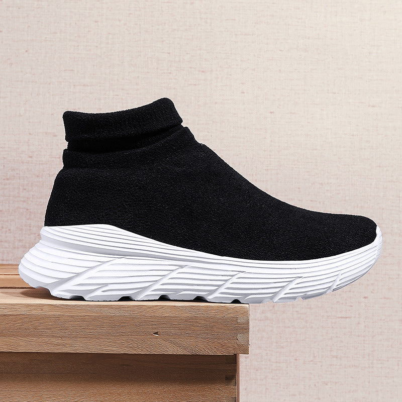 Dame Strik Sko Sneakers med polstret ankelbeskyttelse Stilla