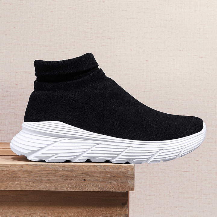 Dame Strik Sko Sneakers med polstret ankelbeskyttelse Stilla