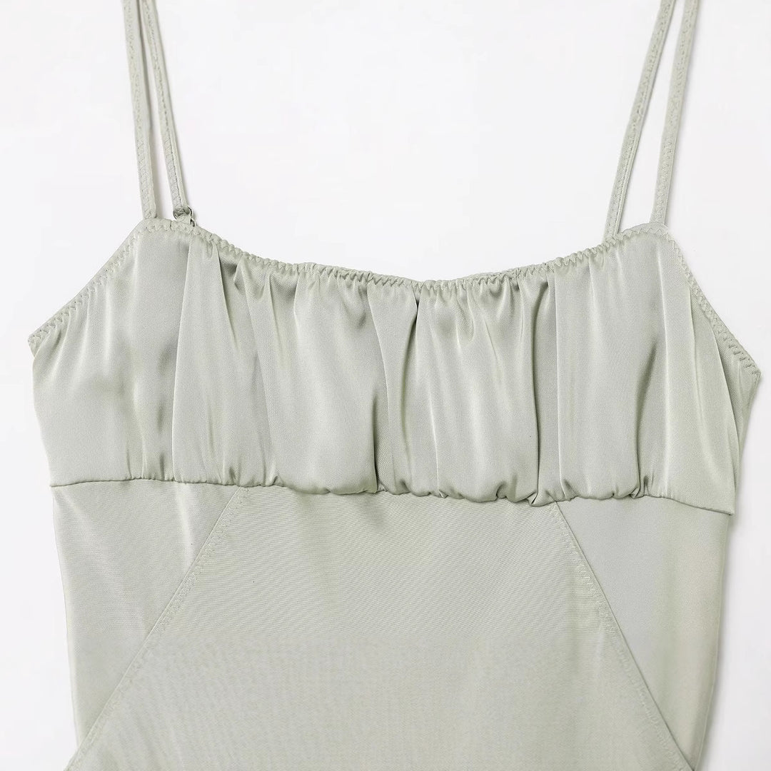 Femme Let Asymmetrisk Maxi Kjole Stilla