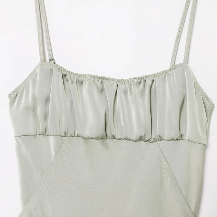 Femme Let Asymmetrisk Maxi Kjole Stilla