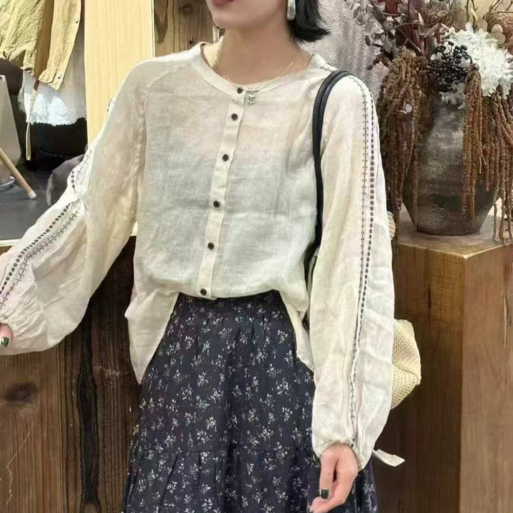 Dame Let Stilet Bluse Stilla