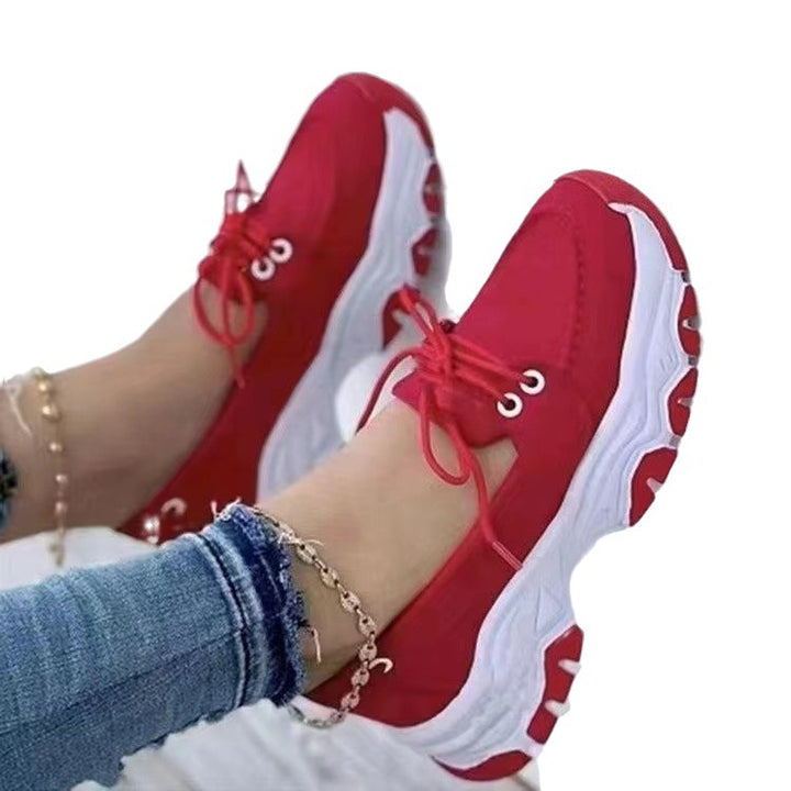 Dame sporty Lightweight Sneakers med polstret sål Stilla