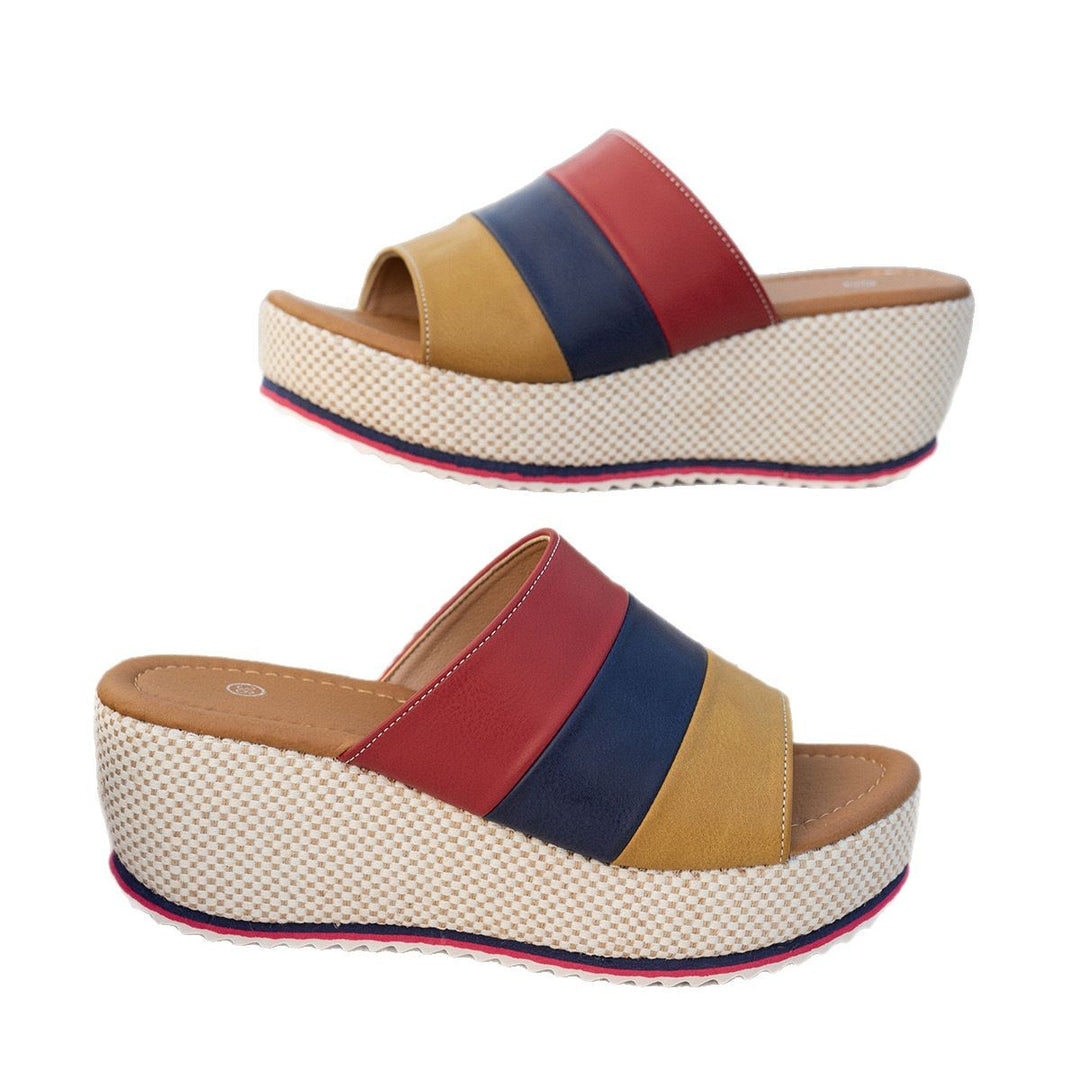 Dame plateau sandaler med ergonomisk fodseng-teknologi Stilla