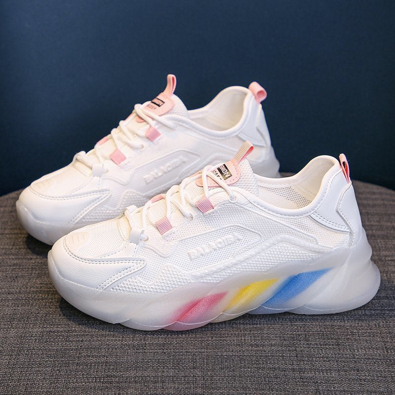 Dame mode Sneakers med futuristisk design og attraktiv sål Stilla