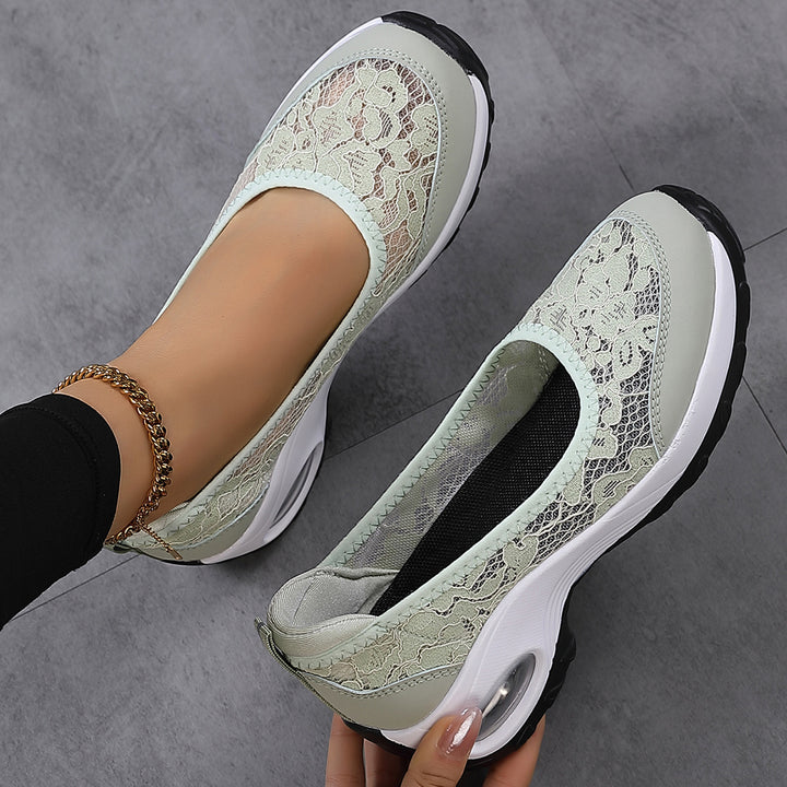 Dame Åndbare Spids Slip-On Sneakers Stilla