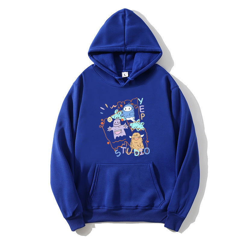 Kvinders hoodie med legende tegneserie design Skovae