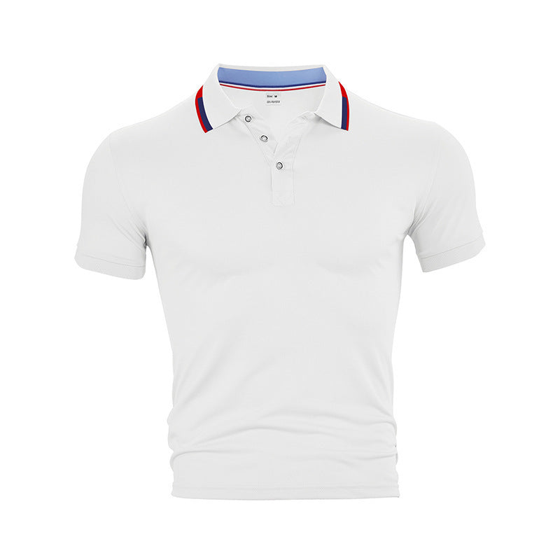 Herren poloshirt med struktureret krave og åndbare egenskaber Stilla