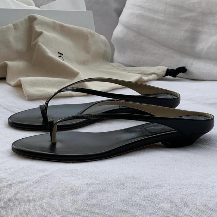 Dame elegante minimalistiske åbne tæer sko Stilla
