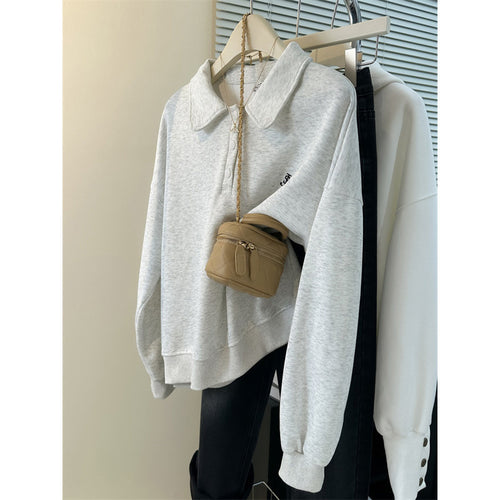 Femme Stiletisk Langærmet Polo Sweatshirt Stilla