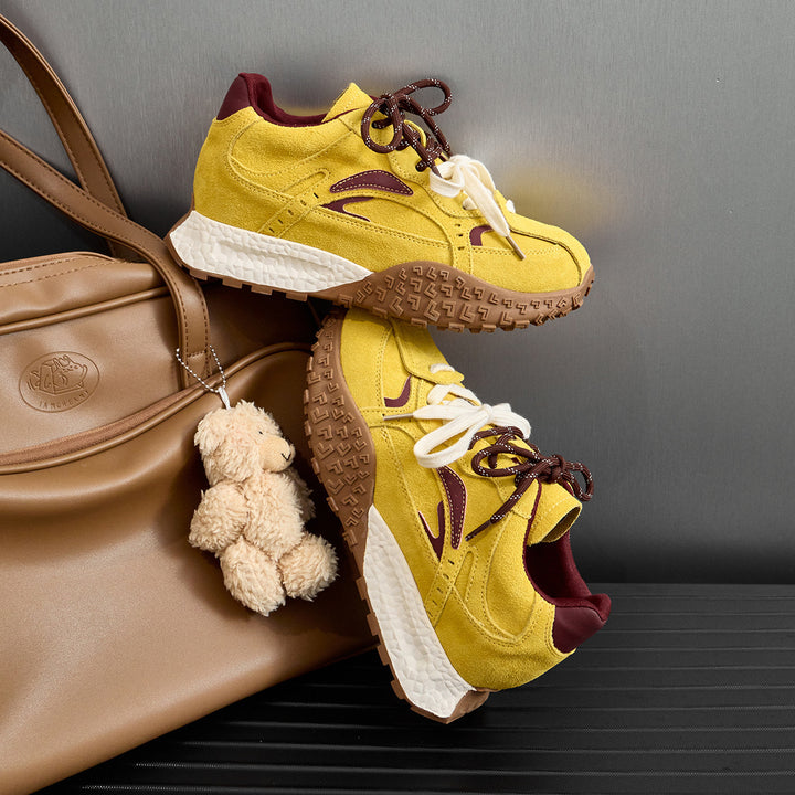 Damer Retro-inspirerede Suede Løbesneakers Stilla