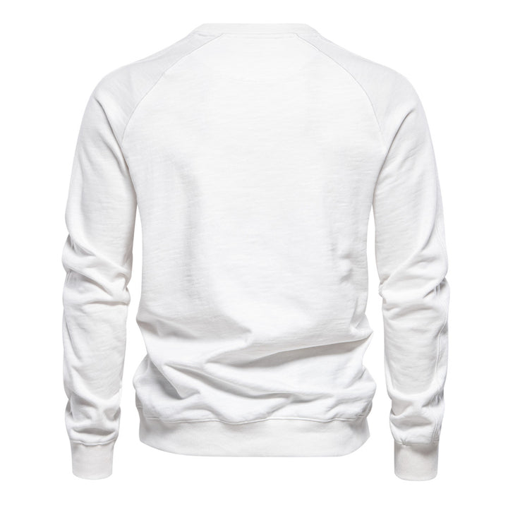 Herren sweatshirt med tidløst design og behagelig pasform Stilla