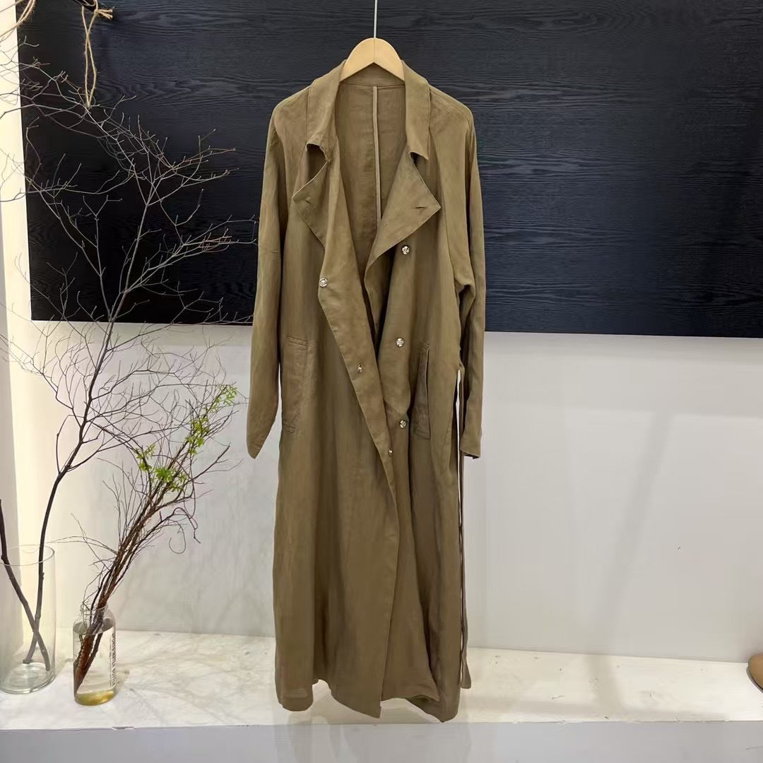 Dame Linned Trenchcoat Stilla