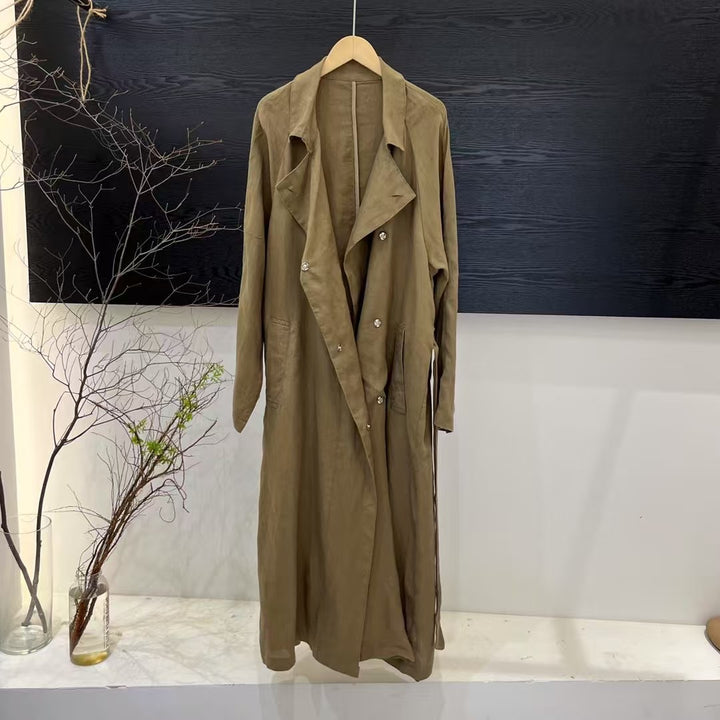 Dame Linned Trenchcoat Stilla