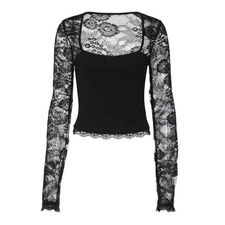 Dame Elegant top med spidse detaljer Skovae
