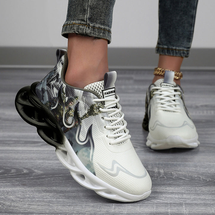 Herrer Grafik Performance Sneakers Stilla