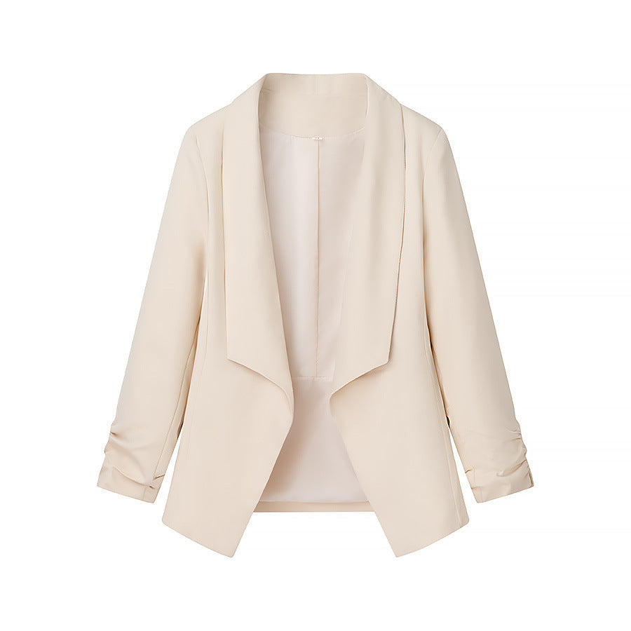 Dame Elegant Jakke med Casual Snit og Chic Krave Stilla