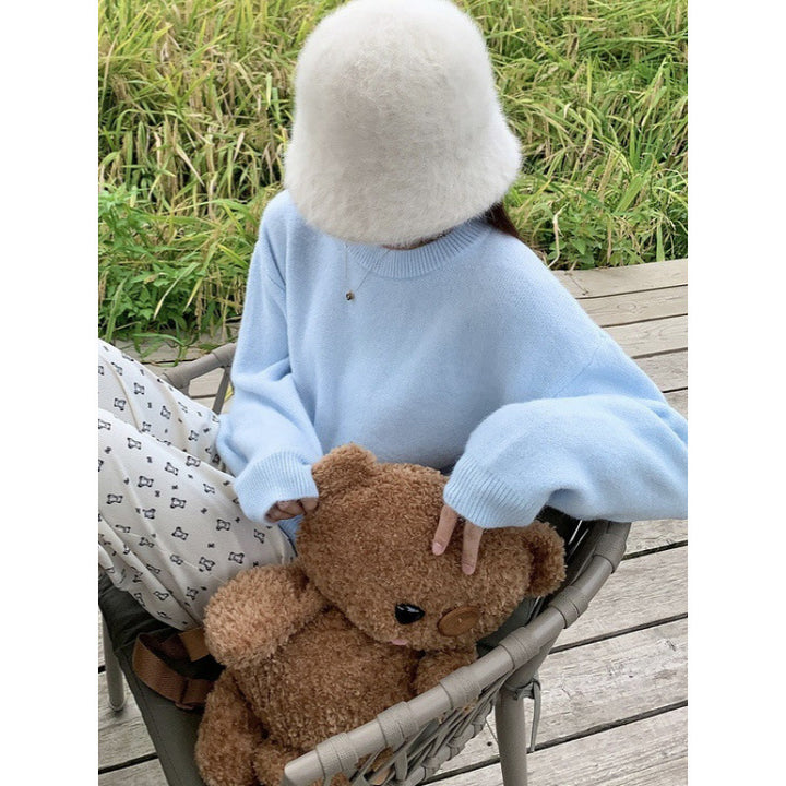 Kvinders komfortable strikket sweater med oversized snit Stilla