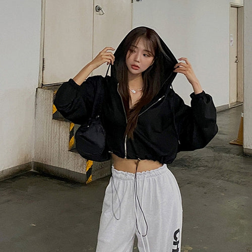 Kvinders fashionable cropped sportsjakke Stilla