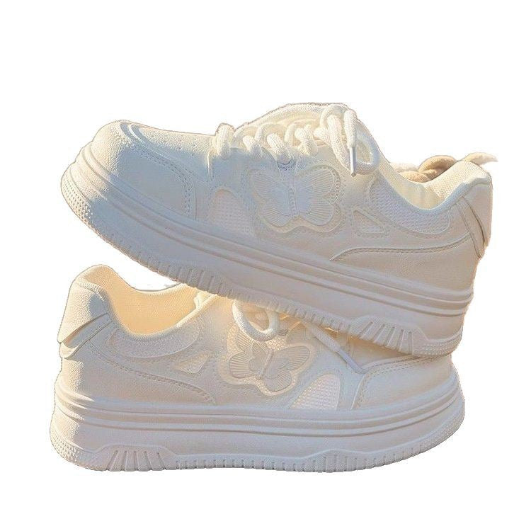 Dame Sneakers med blomster motiv og åndbar overfladestruktur Stilla