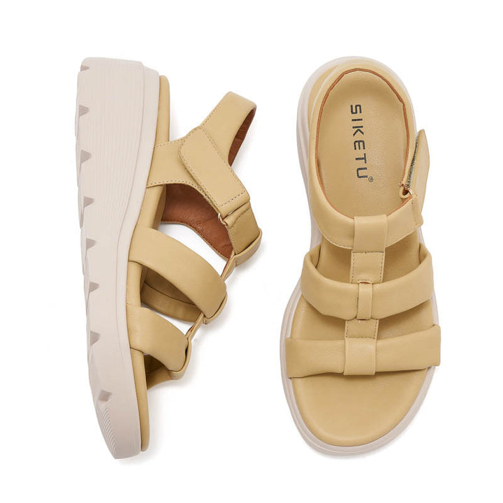 Dame komfort sandaler med fashionable remme Stilla